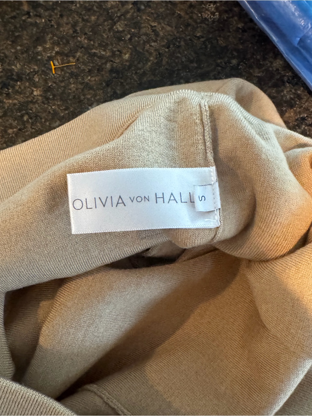 Olivia Von Halle Gia Shanghai Beige Cashmere Silk Jogger Pants — image 6 of 7